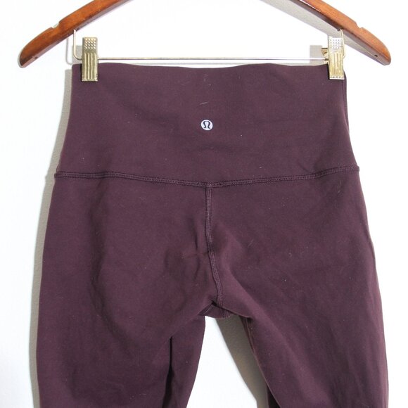Lululemon Wunder Under Hi-Rise Tight Legging Full-On Luon Black Cherry Roll Down - Picture 11 of 14